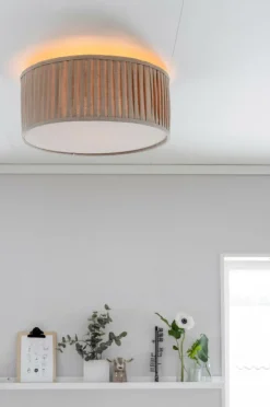 Taklampor|Jotex Plafond Plissé 45cm Natur