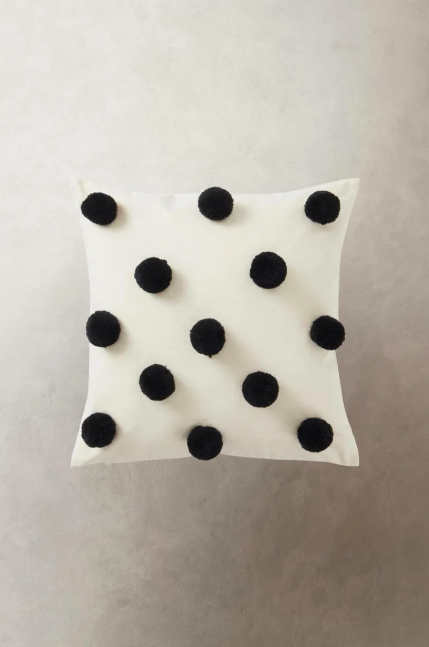 Barnkuddar|Jotex POMEZIA Kuddfodral 45x45 Cm Vit/svart