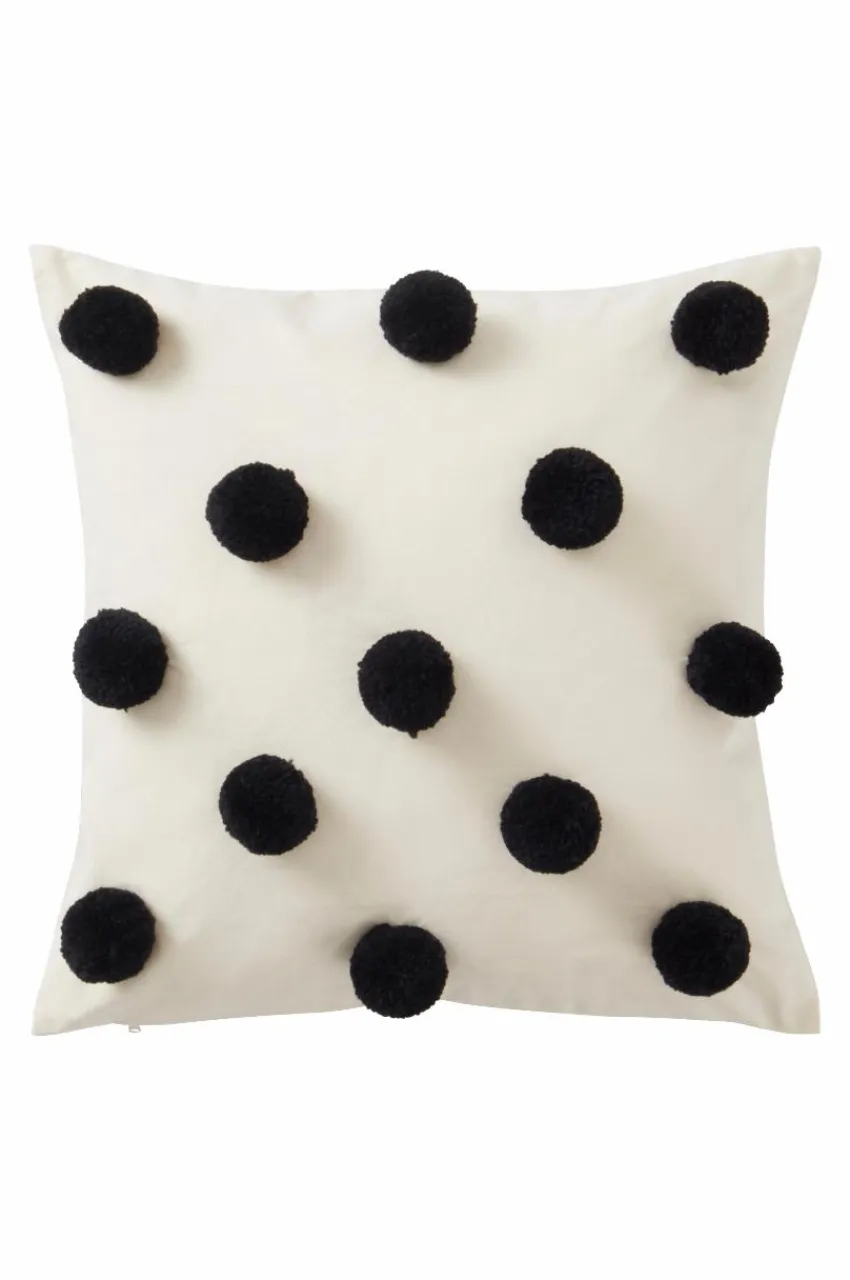 Barnkuddar|Jotex POMEZIA Kuddfodral 45x45 Cm Vit/svart