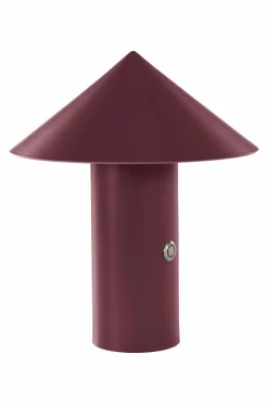 Bordslampor|Jotex POMPEII Bordslampa LED Vinröd