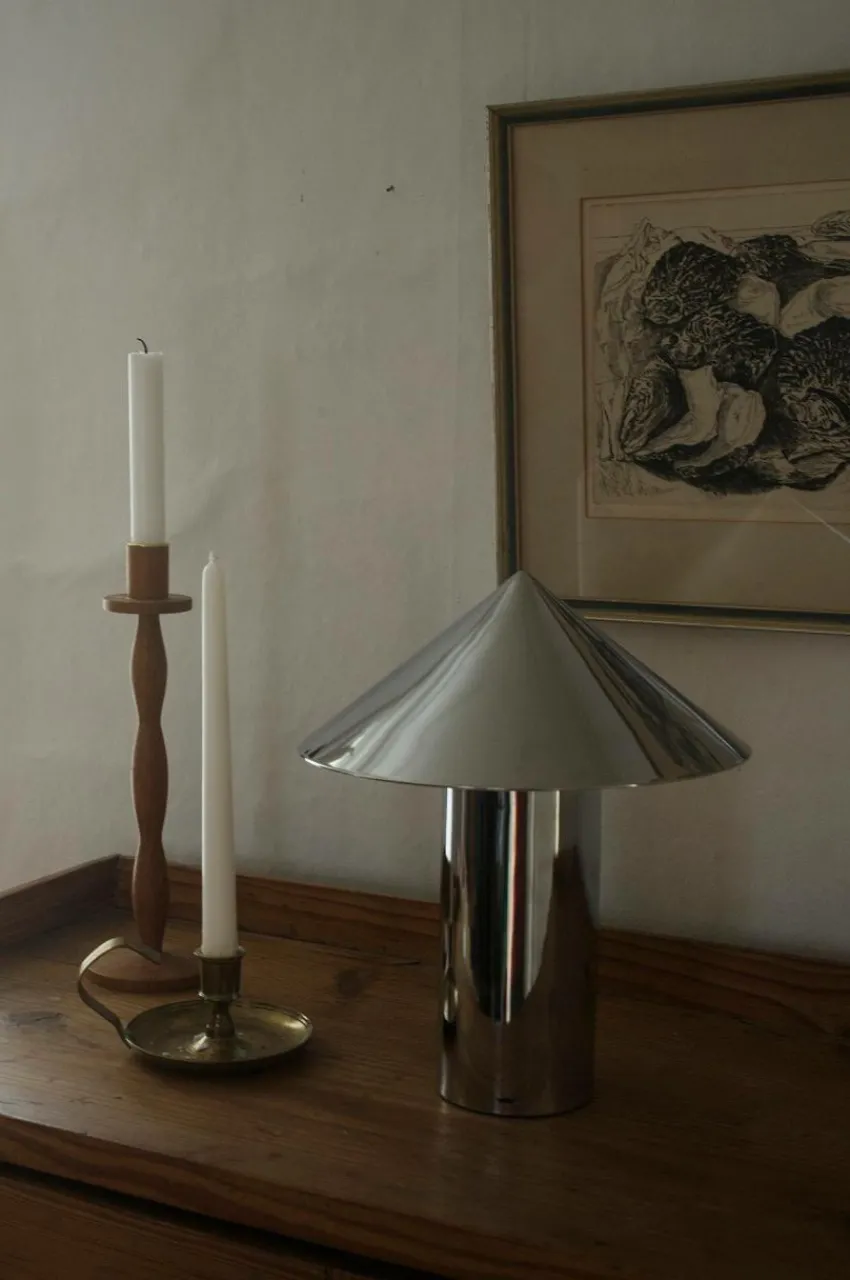 Bordslampor|Jotex POMPEII Bordslampa LED Krom