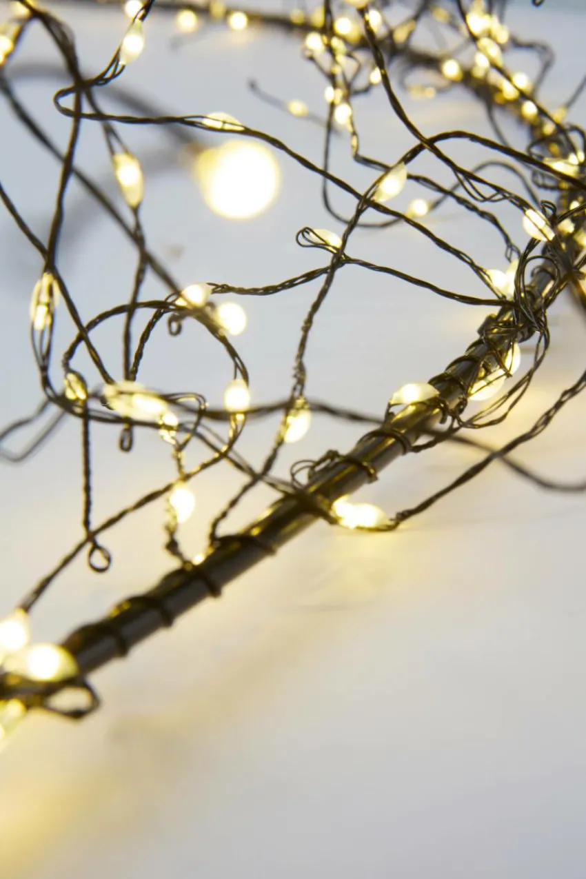 Julbelysning|Jotex PORTIA LED Krans ø 60 Cm Black