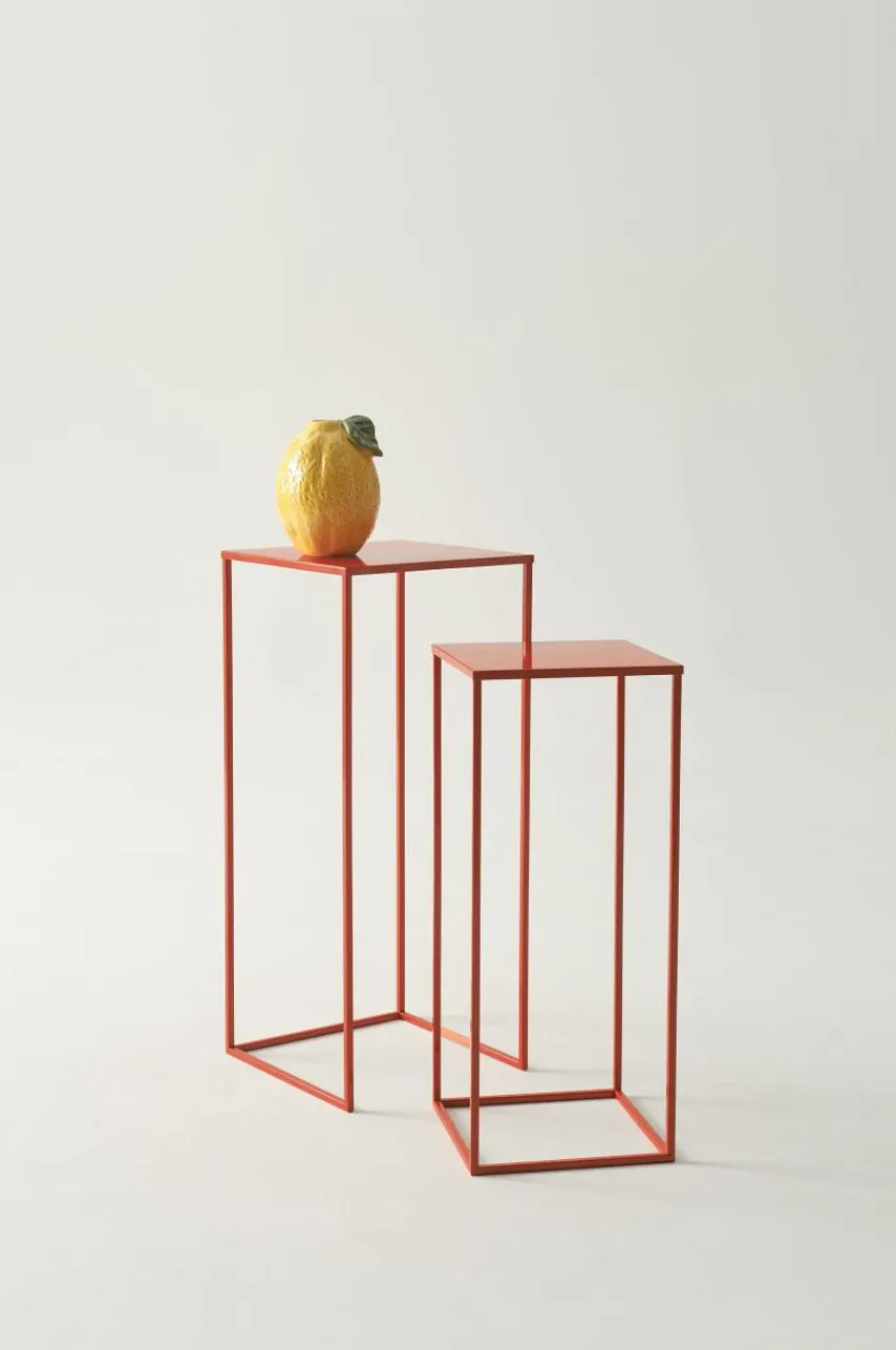 Utekrukor|Utemöbler|Jotex POTTERY Piedestal 2-pack Orange