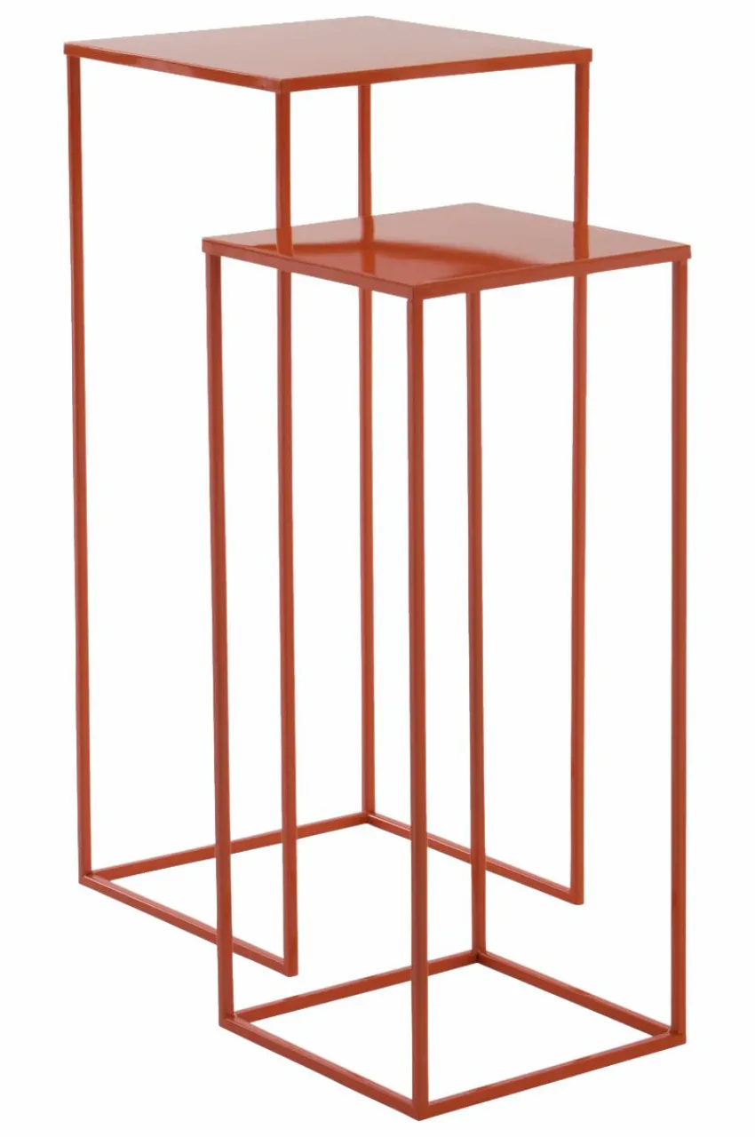 Utekrukor|Utemöbler|Jotex POTTERY Piedestal 2-pack Orange