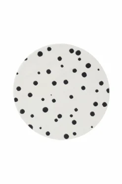 Barnmattor|Barnmattor|Jotex PUNTO Luggmatta ø 160 Cm Vit/svart
