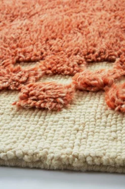 Ullmattor|Jotex RAVA Ullmatta 200x300 Cm Orange/Naturvit