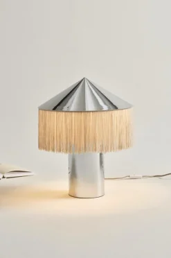 Bordslampor|Jotex REGENCY Bordslampa Krom/beige