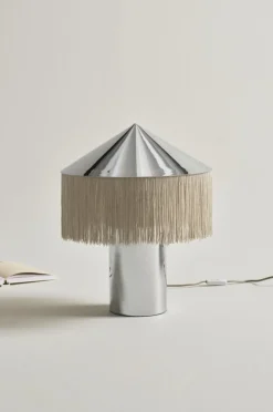 Bordslampor|Jotex REGENCY Bordslampa Krom/beige