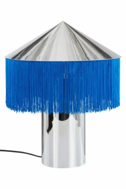 Bordslampor|Jotex REGENCY Bordslampa Krom/blå