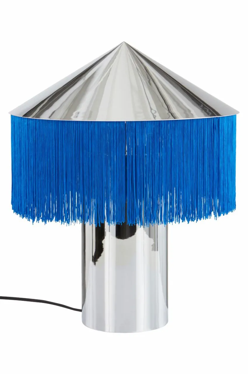 Bordslampor|Jotex REGENCY Bordslampa Krom/blå