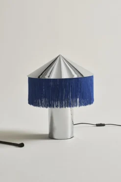 Bordslampor|Jotex REGENCY Bordslampa Krom/blå