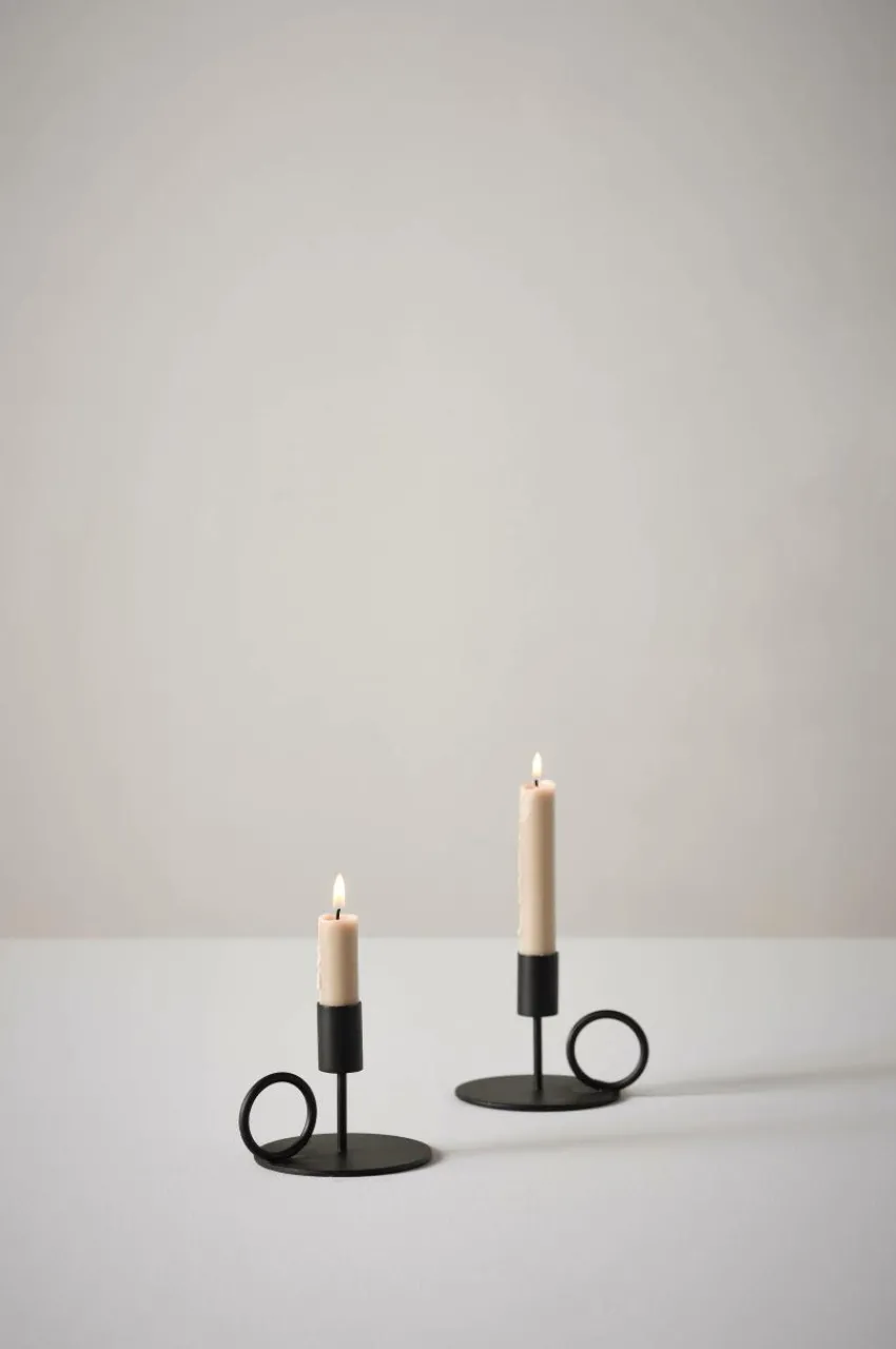 Ljusstakar|Jotex REGGIE Ljusstake 2-pack Svart