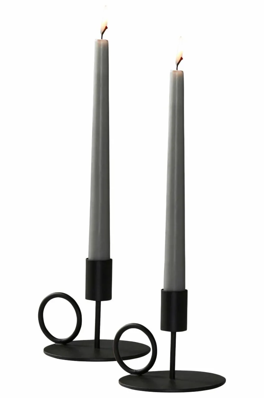 Ljusstakar|Jotex REGGIE Ljusstake 2-pack Svart