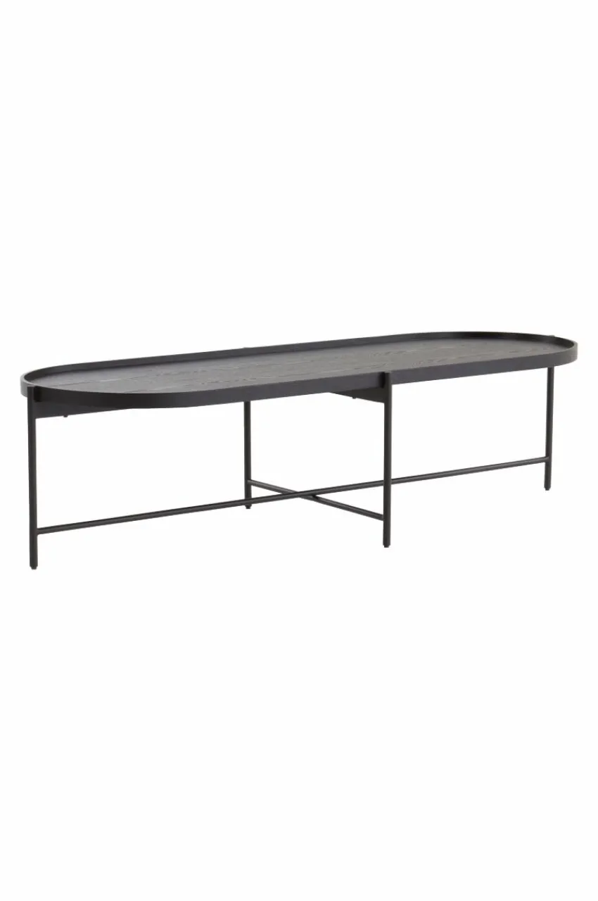 Bord|Jotex RENO Soffbord 60x160cm Svart ekfaner