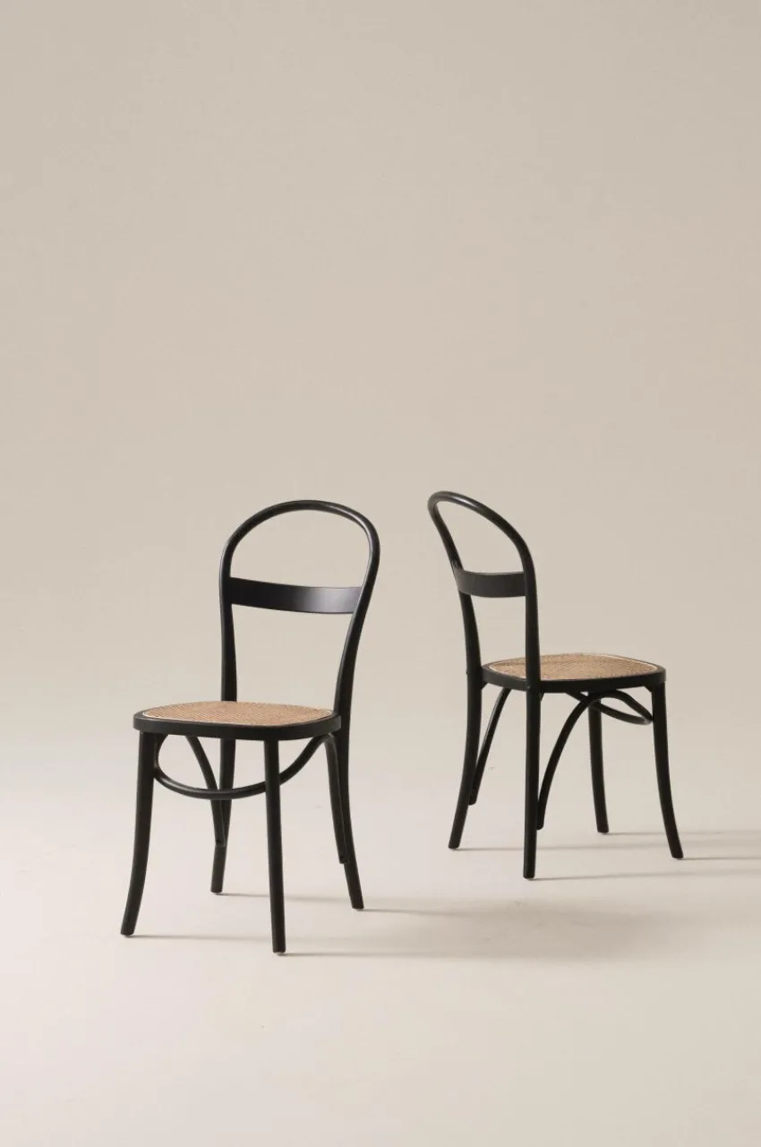 Stolar|Jotex RIPPATS Stol 2-pack Svart