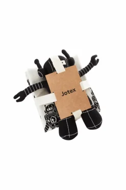 Babyfiltar|Barndekoration|Jotex ROBBIE Mjukisdjur & Babyfilt - Ekologisk Svart