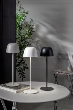 Utebelysning|Utebelysning|Jotex RONDA USB Uppladdningsbar Bordslampa Vit