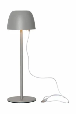 Utebelysning|Utebelysning|Jotex RONDA USB Uppladdningsbar Bordslampa Grey
