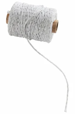 Presentpapper & Snöre|Juldekoration|Jotex ROSIE Dekorationssnöre - Längd 50 Meter Vit