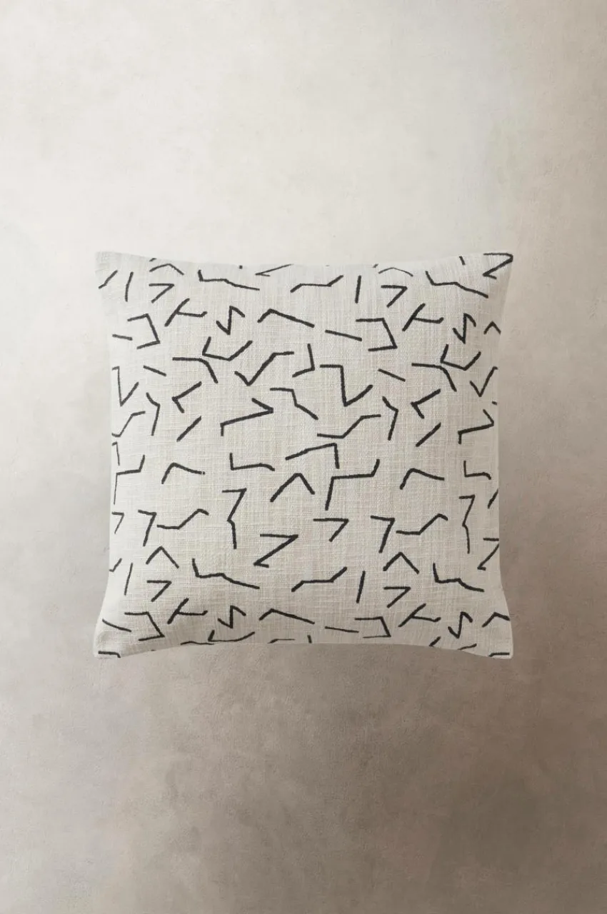 Prydnadskuddar & Fodral|Jotex ROYA Kuddfodral 50x50 Cm Naturvit/svart
