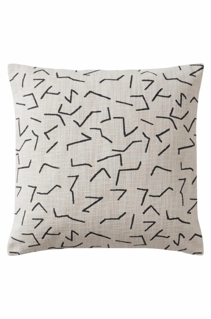 Prydnadskuddar & Fodral|Jotex ROYA Kuddfodral 50x50 Cm Naturvit/svart