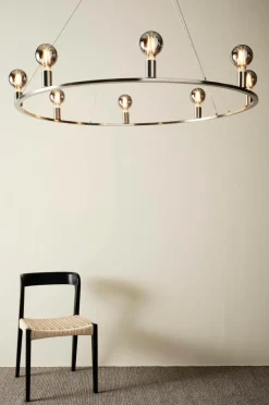 Taklampor|Kristallkronor & Takkronor|Jotex ROYAL Taklampa ø 120 Cm Krom