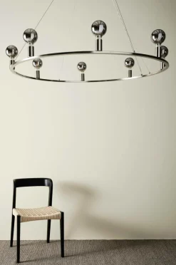 Taklampor|Kristallkronor & Takkronor|Jotex ROYAL Taklampa ø 120 Cm Krom