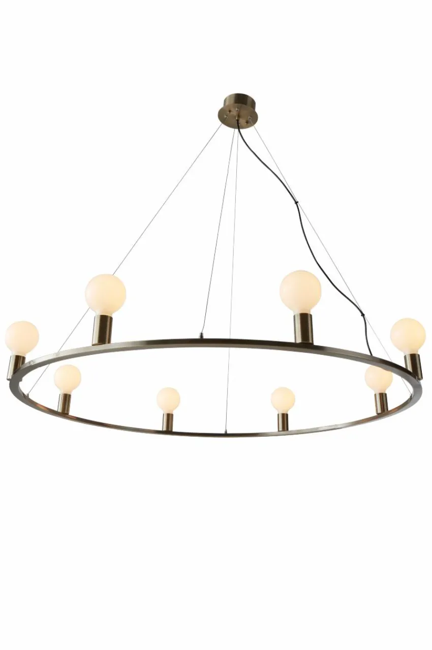 Taklampor|Kristallkronor & Takkronor|Jotex ROYAL Taklampa ø 120 Cm Mässing