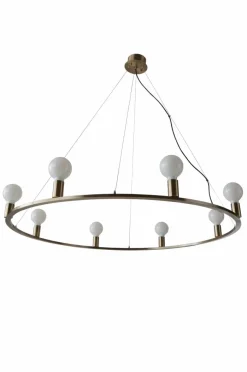 Taklampor|Kristallkronor & Takkronor|Jotex ROYAL Taklampa ø 120 Cm Mässing