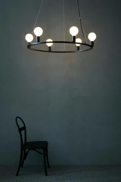 Taklampor|Kristallkronor & Takkronor|Jotex ROYAL Taklampa ø 80 Cm Svart