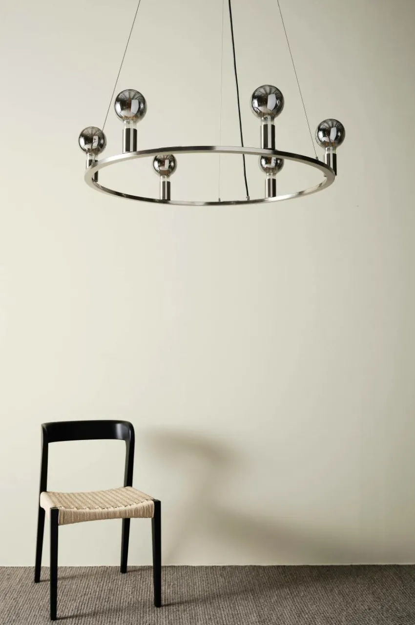 Taklampor|Kristallkronor & Takkronor|Jotex ROYAL Taklampa ø 80 Cm Krom