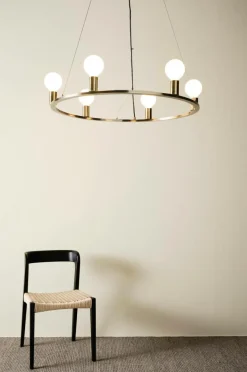 Taklampor|Kristallkronor & Takkronor|Jotex ROYAL Taklampa ø 80 Cm Mässing