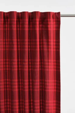 Julgardiner|Multifunktionsgardiner|Jotex RUBI Multifunktionsgardin 2-pack Röd