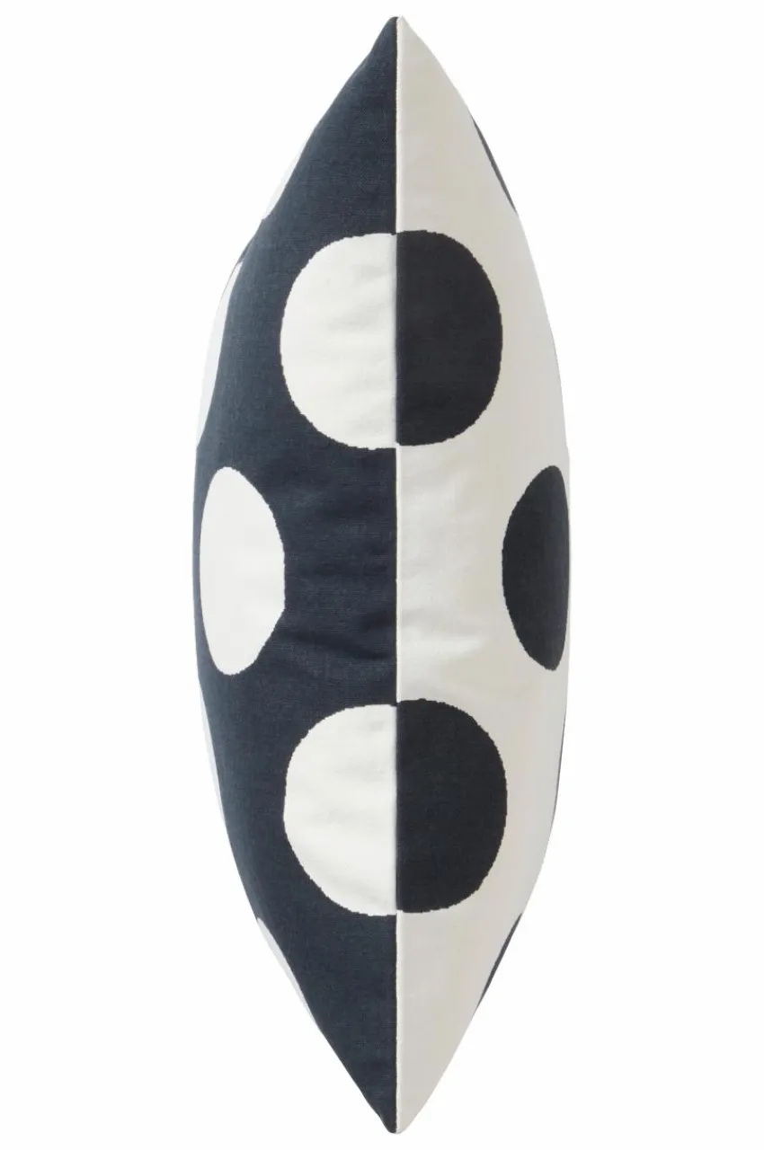 Prydnadskuddar & Fodral|Jotex RUE Kuddfodral 50x50 Cm Svart/vit