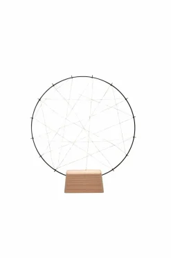 Julbelysning|Jotex Rund Metalldekoration 100 LED 39,5cm Svart