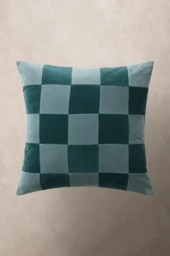 Prydnadskuddar & Fodral|Jotex RUTH CHECK Kuddfodral 50x50 Cm Blå/grön