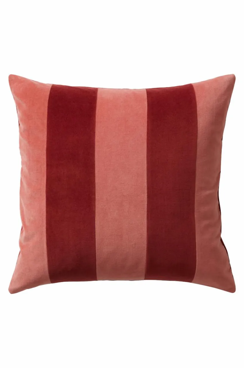 Prydnadskuddar & Fodral|Jotex RUTH STRIPE Kuddfodral 50x50 Cm Rosa/röd