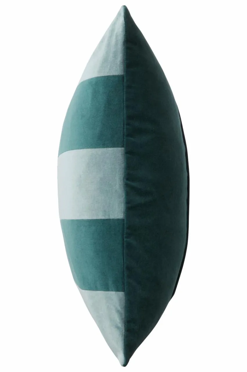 Prydnadskuddar & Fodral|Jotex RUTH STRIPE Kuddfodral 50x50 Cm Blå/grön