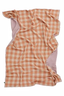 Plädar & Filtar|Jotex RUTHY Pläd 140x200 Cm Orange/rosa