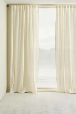 Multifunktionsgardiner|Jotex SADIE Multifunktionsgardin 2-pack Naturvit