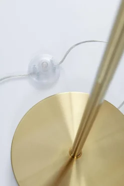 Golvlampor|Jotex SAINT Golvlampa Mässing/vit
