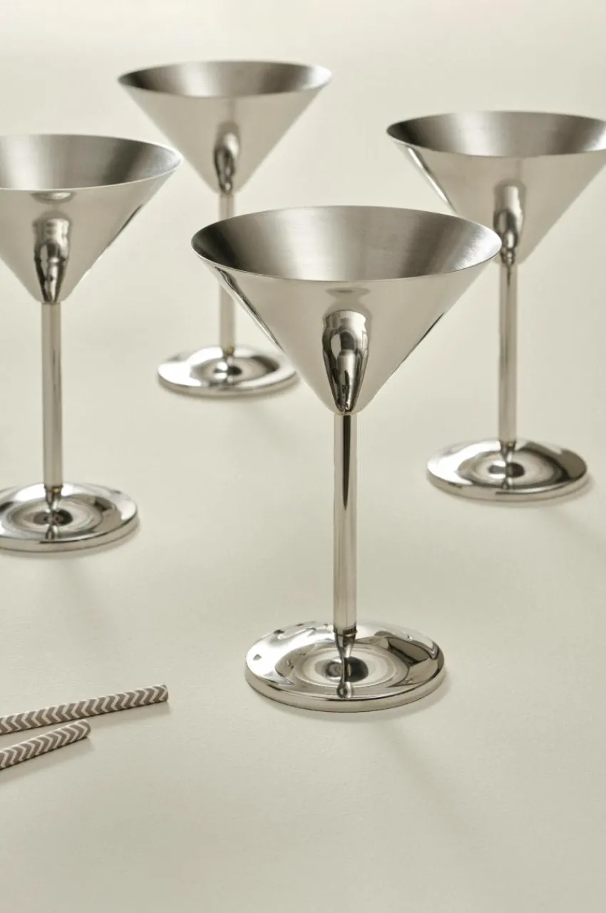 Juldukning|Glas|Jotex SARAI Cocktailglas 4-pack Silver