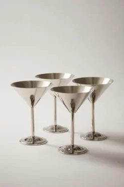 Juldukning|Glas|Jotex SARAI Cocktailglas 4-pack Silver