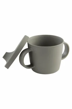 Koppar & Muggar|Barndekoration|Jotex SASSEN Mugg Med Piplock Gröngrå