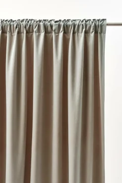 Sammetsgardiner|Multifunktionsgardiner|Jotex SAVANNAH Multifunktionsgardin - 1 Längd Gråbrun