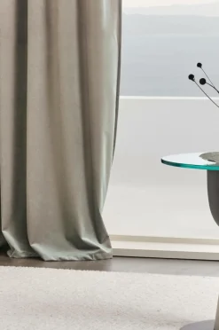 Sammetsgardiner|Multifunktionsgardiner|Jotex SAVANNAH Multifunktionsgardin - 1 Längd Gråbrun