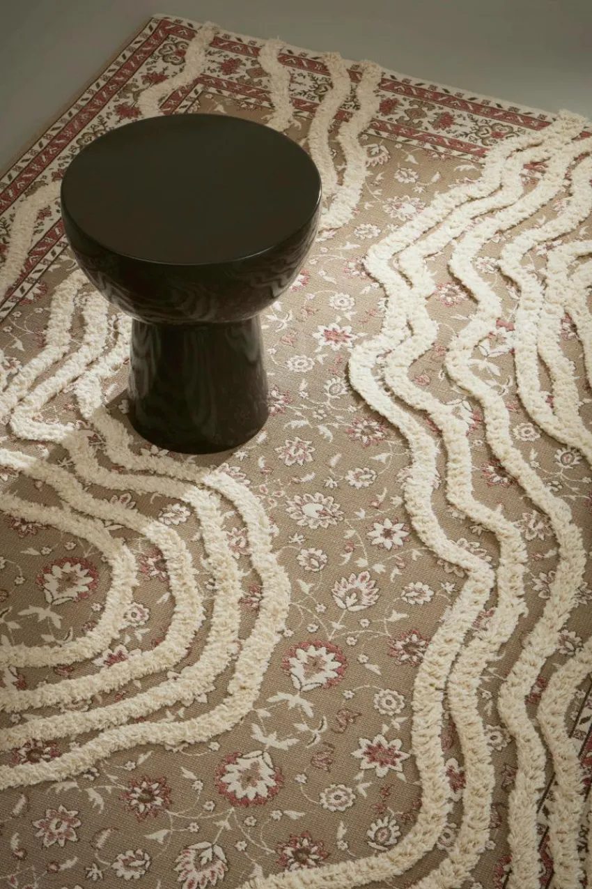 Bomulls- & Trasmattor|Jotex SCALA Bomullsmatta 160x230 Cm Beige/multi