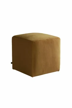 Sittpuffar|Jotex SEATTLE Sittpuff 40x40 Cm Guldbrun
