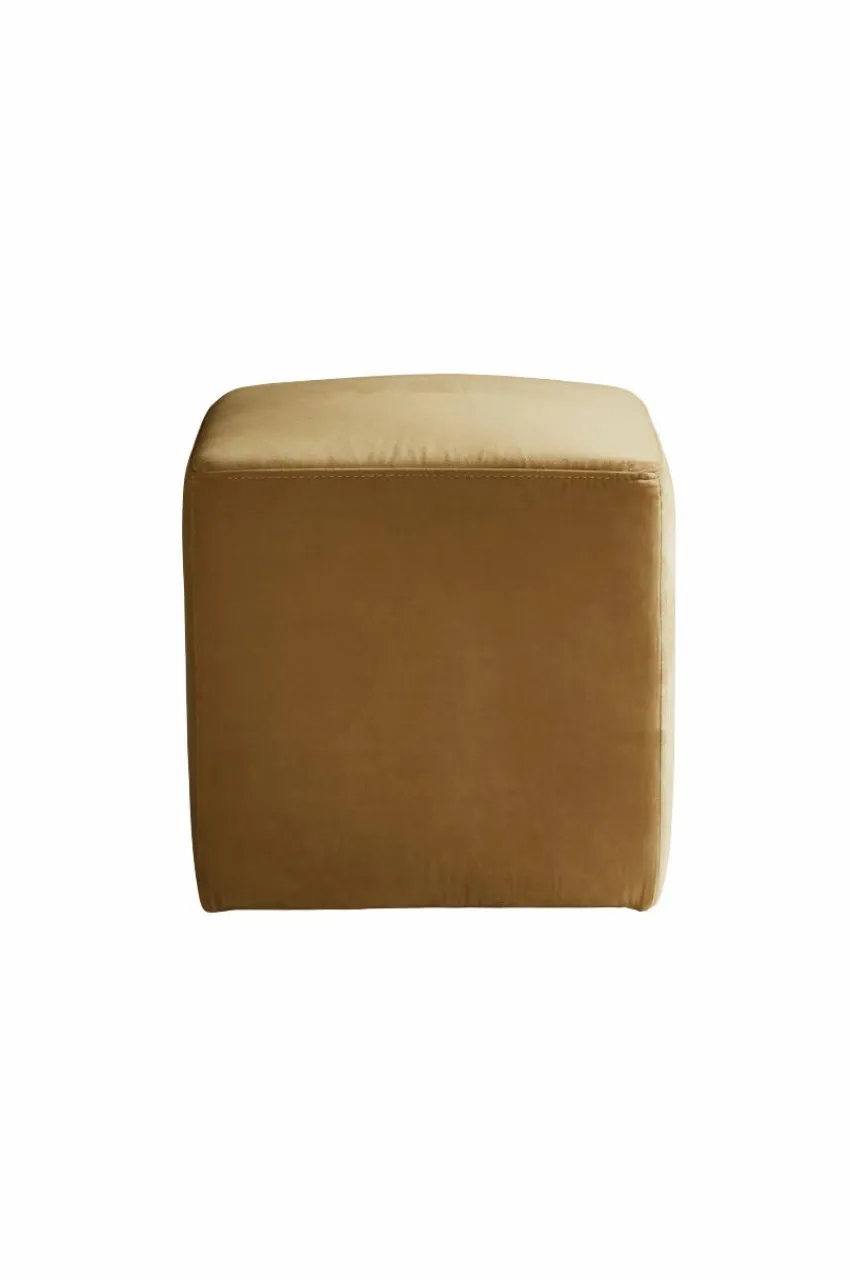Sittpuffar|Jotex SEATTLE Sittpuff 40x40 Cm Guldbrun