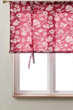 Julgardiner|Hissgardiner|Jotex SERAFINA Roll Up-gardin Röd